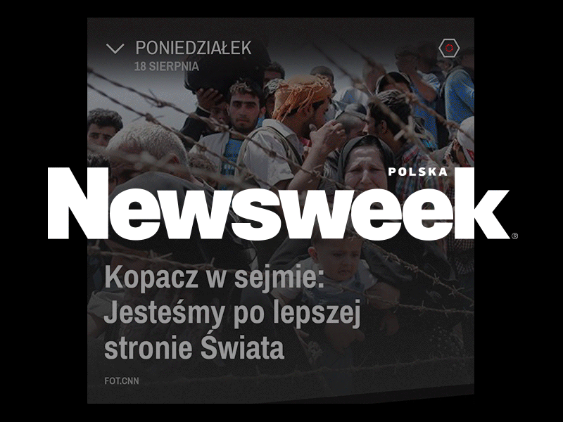 Newsweek Espresso App app design newsfeed product ui