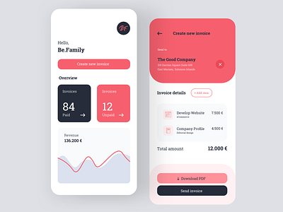 Daily UI #46 | Invoice chart charts company branding concept daily ui daily ui 046 daily ui challenge dailyui dailyuichallenge interface invoice invoice design invoice funding invoice template invoices redesign report design sending ui ux