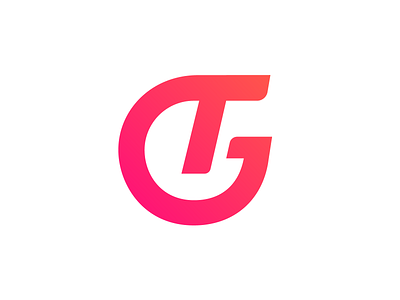 Gigtyme Logo Proposal Option 2 (Unused for Sale) brand identity branding connection agencies freelancers for sale unused buy gradient mix combination letter g t logo mark symbol icon marketing monogram grid orange red social network marketplace type typography text custom workers on demand gigs