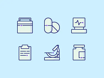 Medical Icons Part 2 branding care clean debuts hospital icon iconography icons design iconset illustration medical mobile print web web design