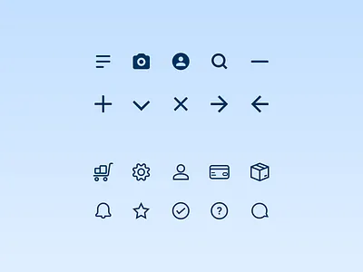 App Icons adobexd mobile ui ux web