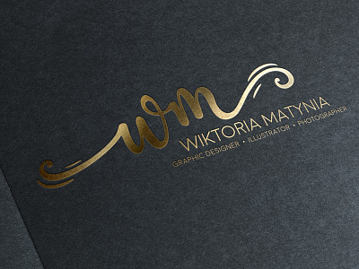 Gold Stamping Logo I have made for my portfolio branding design foil foil stamping gold gold foil golden graphic graphic designer graphic designer logo graphicdesign logo logo design logodesign logos logotype logotypes portfolio stamping vector