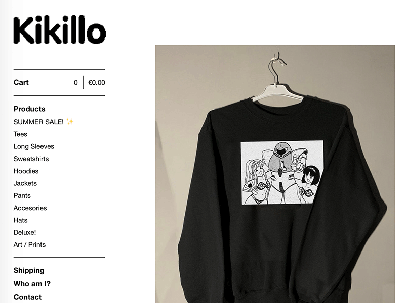 SUMMER SALE! ✨✨✨ apparel art clothing fashion goods illustration kikillo sale shop streetwear summer sale
