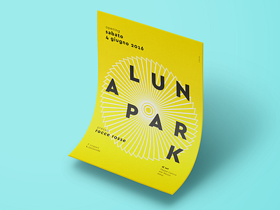 lunapark festival bold branding color festival festival poster graphicdesign illustration pop poster typo