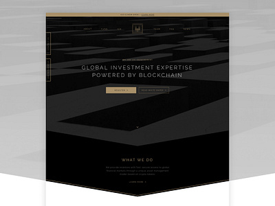 Cryptocurrency :: Homepage angles art deco bitcoin black concept crypto cryptocurrency currency dark digital gold homepage modern symmetry tan tech trade web web design website