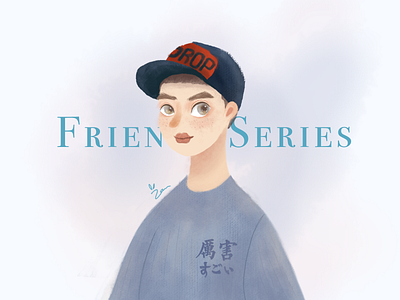 Friends Series 1 ui ux 卷筒纸 品牌 图标 插图 活版印刷 设计