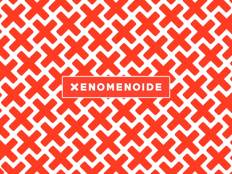 Xenomenoide Loop 2d animation after effects animation branding design flat design logo loop motion motion graphics red vector xenomenoide