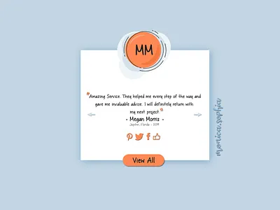 039 Testimonials dailui daily 100 challenge daily100challenge dailyui design graphic illustration ui