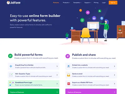 Features and User Guides component conditions features features page forms homepage icon set illustration input landing list view logics modal notification page product design publishing share form