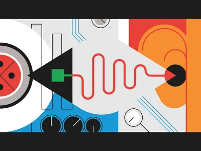 Auxbus Illustration A art branding design digital digital art drawing illustration illustrator line vector