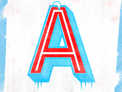 Frozen Letters design frozen ice illustration type type design typography