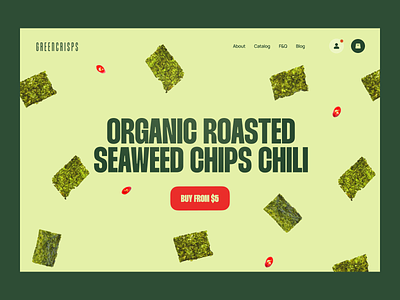Snacks Website Design branding chips design e commerce food landing page online shop snack store ui ux web design website