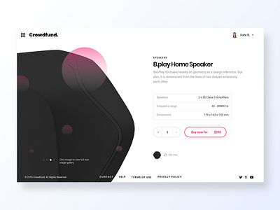 033 Customize Product app app design clean customize dailyui design flat grid home interface logo minimal page product product design speakers typography ui ux web