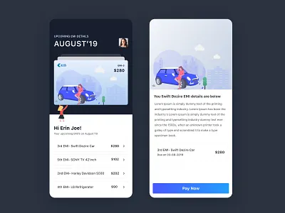 Emi Information sketch ui