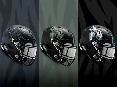 Alternate Tiger Helmet Poster alternate black blue design eisenhower football gradient helmet high school poster skull sports stealth stripes tigers wichita