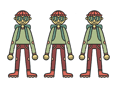 Milton character drawing illustration procreate zine