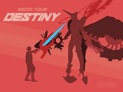 Xenoblade Chronicles Poster illustration poster art vector video games xenoblade