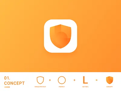 LIAN - Lōgō app icon branding insurrance l lian logo logo design