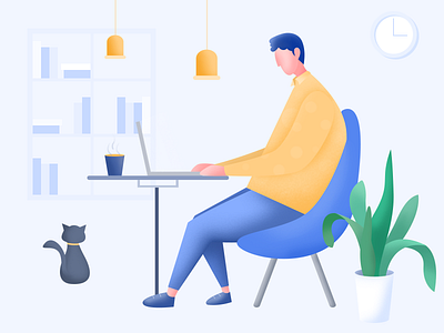 Working time 插图 设计