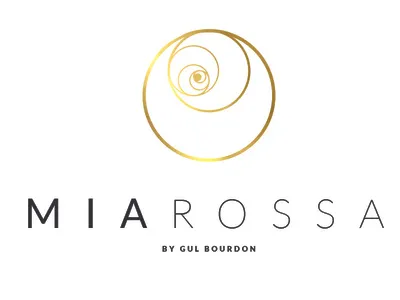 Miarossa by gul bourdon blue logo design gold gold logo golden golden ratio illustration logo blue white logo design