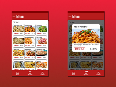 House Of Pasta Design app branding design mobile app design ui ui designer uidesign ux ux design ux designer