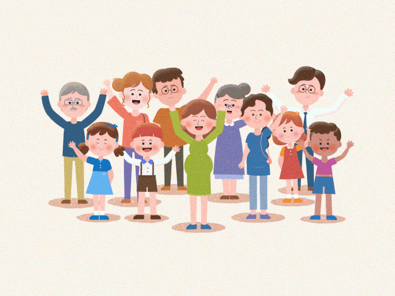 Pregnant Woman character cycle hello motion person