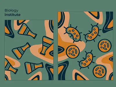 Biology Institute illustrations bacteria biology experiment illustration labtube