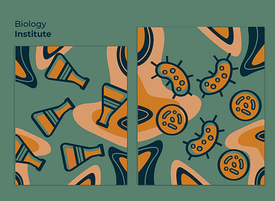 Biology Institute illustrations bacteria biology experiment illustration labtube