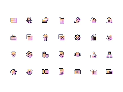 financial app bank colors design economic financial fund icon illustration industry investment logo sketch stock ui