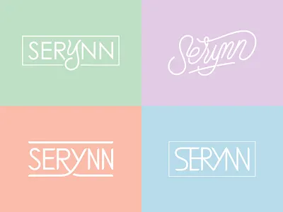 Serynn - Logotype branding customtype font graphic handlettering lettering logo logo design logodesign logotype monoline type typeface typehip typography typovn vietnam