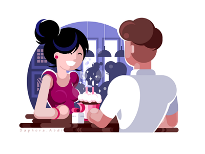 Happy birthday beautiful girl birthday cake candle friends gift girl happy holiday valentine