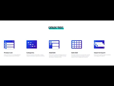 BigCommerce Catalog Tools bigcommerce branding catalog design ecommerce illustration principle product purpose
