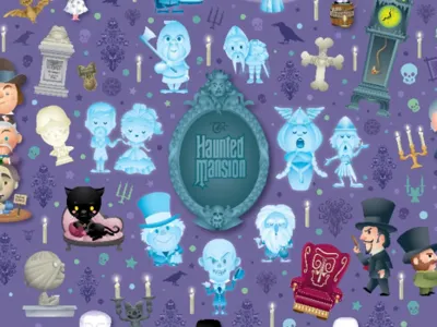 Haunted Mansion of Cute character design childrens illustration cute disney haunted mansion illustration kawaii wonderground gallery