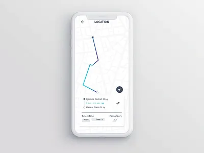 DailyUI 020 Location Tracker adobexd dailyui location tracker