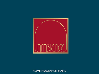 Ambience Logo art style brand design branding custom design logo logotype typography