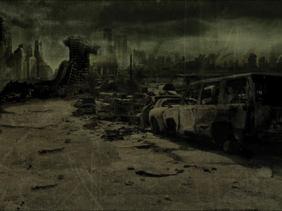 Apocalypse apocalypse band artwork book of eli boza design building buildings cars digital art digital artist digital artwork disaster end of the world josip markovic movie photo edit photo manipulation photo retouch photo retouching photography web background