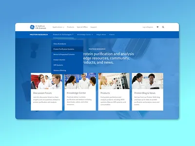 GE Life Sciences UI flat sketch ui ux
