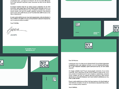 NYCCO Corporate brand branding coffee colour block deco design illustration line logo new typography vector york