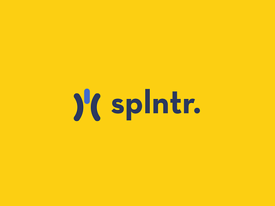 Splntr Logo computer mouse concept design logo minimalist mouse online vector