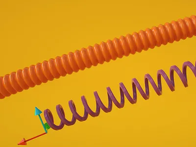 C4D Spline Rigging - Cinema 4D Tutorial (Free Project) c4d cinema 4d corrugated corrugated hose helix ik mograph motion graphics octane pipe rigged rigging slinky spline spline ik spline rigging splines spring tutorial tutorial animation