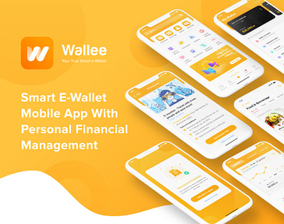 [App Design] Smart Wallet App with Financial Management app design design e wallet mobile app mobile app design mobile money mobile wallet product design ui uiux uiux design wallet app