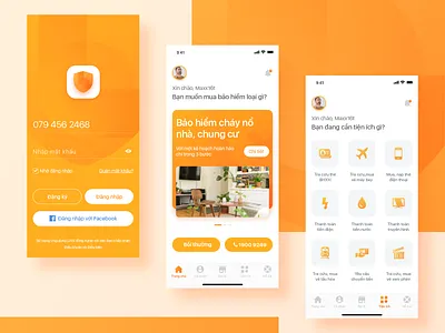 LIAN - Mōbile āpp app design insurrance lian mobile app super app ui ux