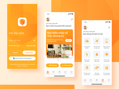 LIAN - Mōbile āpp app design insurrance lian mobile app super app ui ux
