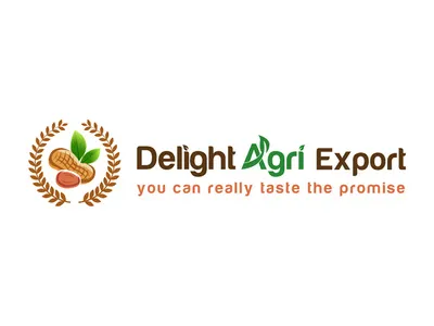 Delight Agri Export Business Logo illustration logodesign vector