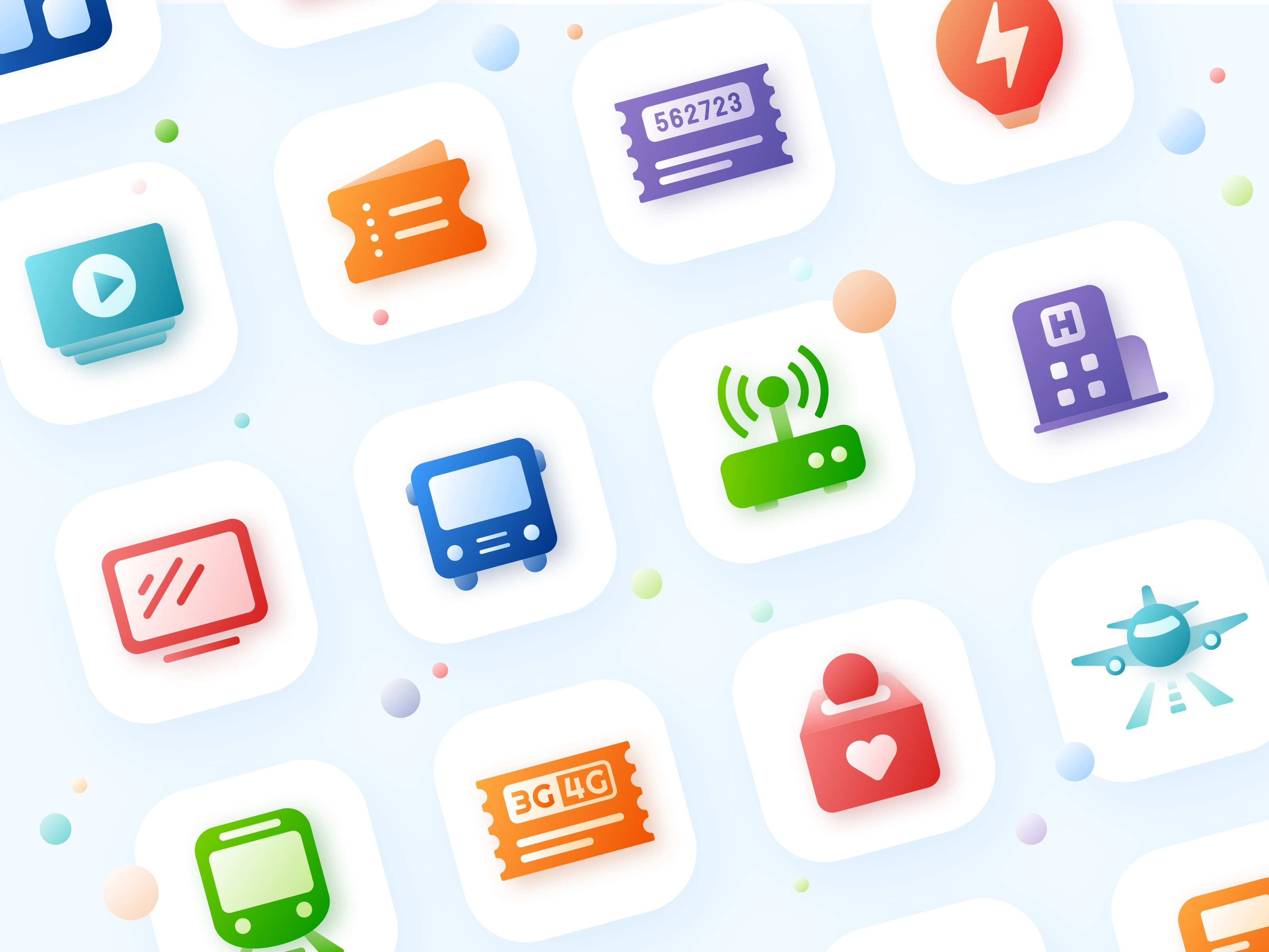 [Iconography] Service Icon Collection app icon design icon design icon set design iconology illustration logo product design ui uiux design