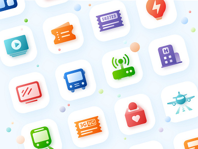 [Iconography] Service Icon Collection app icon design icon design icon set design iconology illustration logo product design ui uiux design