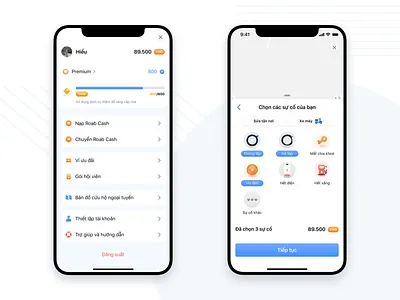 Roab - Traffic Rescue app concept app blue branding design gamification grab icon icon design icon set iconography icons illustration ios logo map profile typography uber ui ux