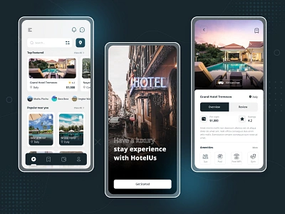 Hotel Booking Mobile App accommodation app app design booking booking app hotel hotel app hotel booking hotel booking app mobile mobile app mobile app design mobile apps reservation resort room booking rooms ui ui design uiux