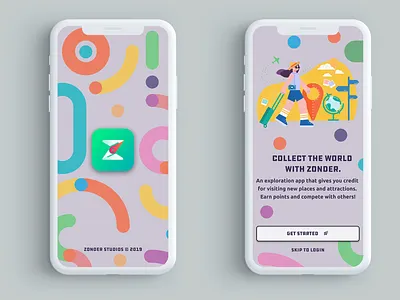 Zonder Mobile App UI gps mobile mobile app mobile app design mobile ui user interface