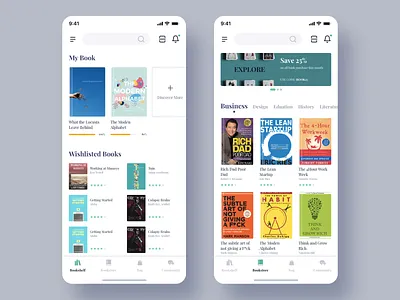 Bookstore App book book app book review bookstore ios8 purchase reading ui design